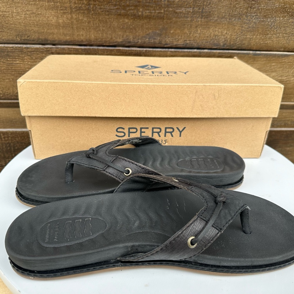 Nib Sperry Waveside Plushwave Flip Flops. - image 5